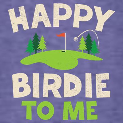 Funny Golf Birthday Happy Birdie Golfer T-Shirt