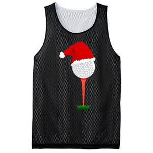 Funny Golfing Christmas Tee Holiday Golf Ball Mesh Reversible Basketball Jersey Tank