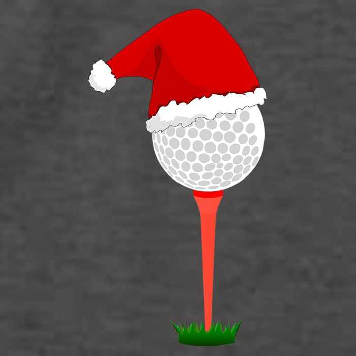 Funny Golfing Christmas Tee Holiday Golf Ball Vector Backpack