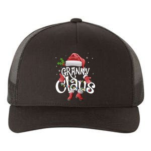 Funny Granny Claus Christmas Pajamas Santa Hat Costume Yupoong Adult 5-Panel Trucker Hat