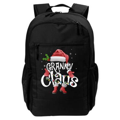 Funny Granny Claus Christmas Pajamas Santa Hat Costume Daily Commute Backpack