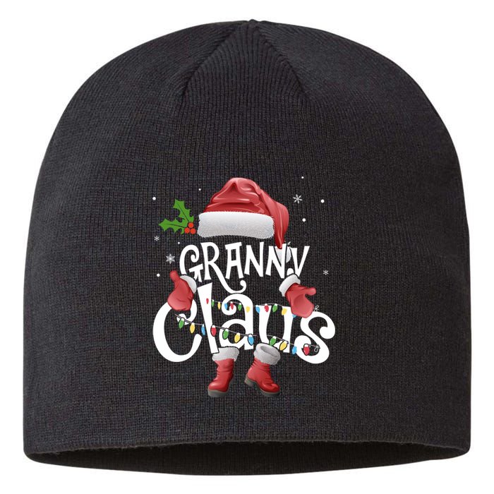 Funny Granny Claus Christmas Pajamas Santa Hat Costume Sustainable Beanie