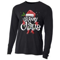 Funny Granny Claus Christmas Pajamas Santa Hat Costume Cooling Performance Long Sleeve Crew