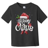 Funny Granny Claus Christmas Pajamas Santa Hat Costume Toddler T-Shirt