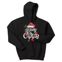 Funny Granny Claus Christmas Pajamas Santa Hat Costume Kids Hoodie