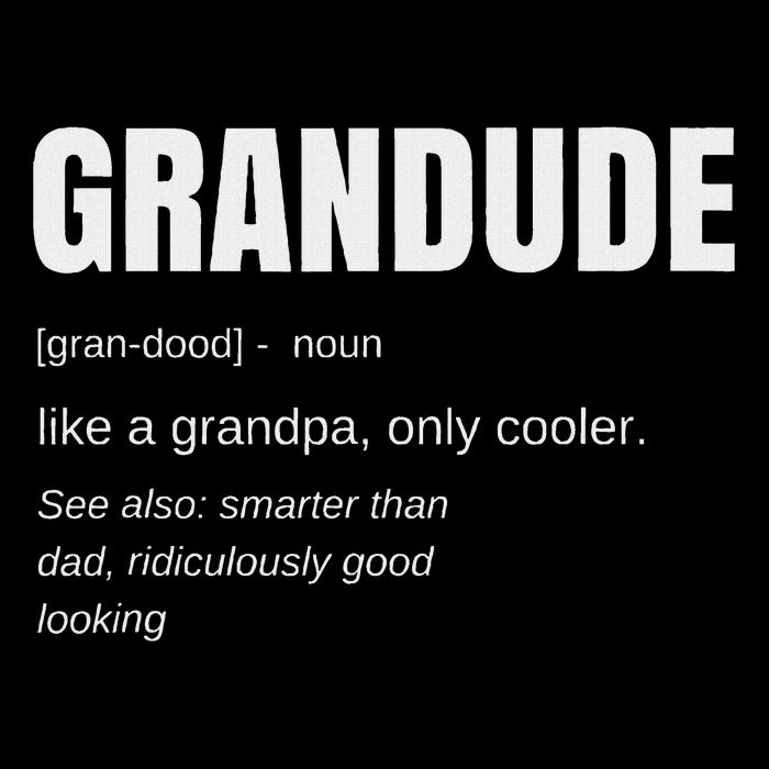Funny Grandude Cool Grandpa Novelty 16 in Basic Backpack