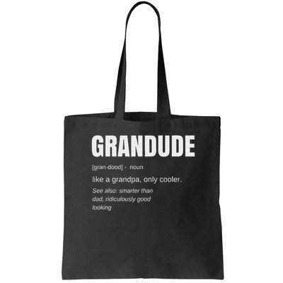 Funny Grandude Cool Grandpa Novelty Bag