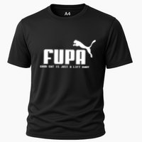 Fupa Good Cat Is Just A Lift Away Funny Running Gift Cooling Performance Crew T-Shirt