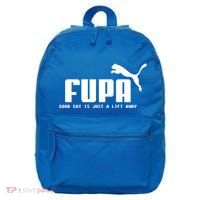 Fupa Good Cat Is Just A Lift Away Funny Running Gift 16 in Basic Backpack