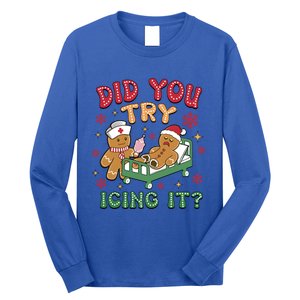 Funny Gingerbread Christmas – Did You Try Icing It? Gift Long Sleeve Shirt