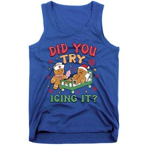 Funny Gingerbread Christmas – Did You Try Icing It? Gift Tank Top