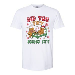 Funny Gingerbread Christmas – Did You Try Icing It? Gift Softstyle CVC T-Shirt