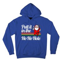 Funny Golfing Christmas Tee Holiday Golf Ball Santa Claus Meaningful Gift Hoodie