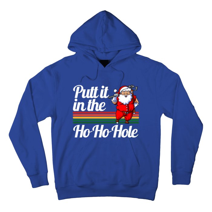 Funny Golfing Christmas Tee Holiday Golf Ball Santa Claus Meaningful Gift Hoodie