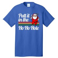 Funny Golfing Christmas Tee Holiday Golf Ball Santa Claus Meaningful Gift Tall T-Shirt