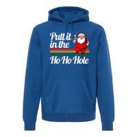 Funny Golfing Christmas Tee Holiday Golf Ball Santa Claus Meaningful Gift Premium Hoodie