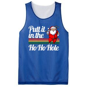 Funny Golfing Christmas Tee Holiday Golf Ball Santa Claus Meaningful Gift Mesh Reversible Basketball Jersey Tank