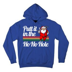 Funny Golfing Christmas Tee Holiday Golf Ball Santa Claus Meaningful Gift Tall Hoodie