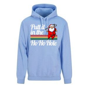 Funny Golfing Christmas Tee Holiday Golf Ball Santa Claus Meaningful Gift Unisex Surf Hoodie