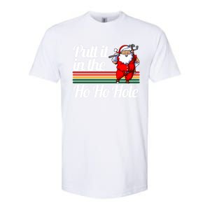 Funny Golfing Christmas Tee Holiday Golf Ball Santa Claus Meaningful Gift Softstyle CVC T-Shirt