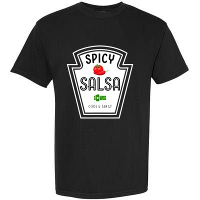 Funny Group Condiment Team Halloween Costume Spicy Salsa Garment-Dyed Heavyweight T-Shirt