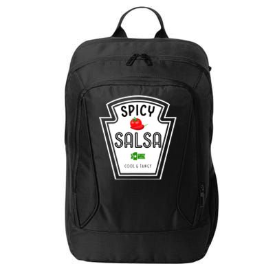 Funny Group Condiment Team Halloween Costume Spicy Salsa City Backpack