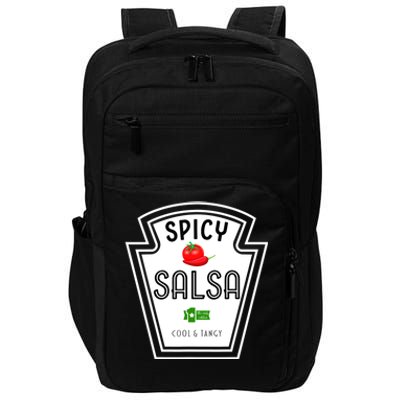 Funny Group Condiment Team Halloween Costume Spicy Salsa Impact Tech Backpack