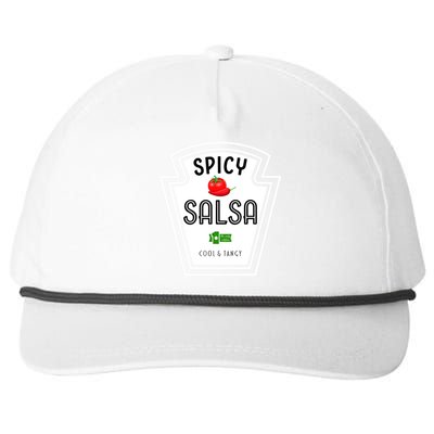 Funny Group Condiment Team Halloween Costume Spicy Salsa Snapback Five-Panel Rope Hat