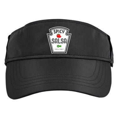 Funny Group Condiment Team Halloween Costume Spicy Salsa Adult Drive Performance Visor