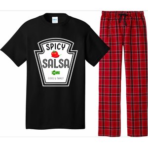 Funny Group Condiment Team Halloween Costume Spicy Salsa Pajama Set