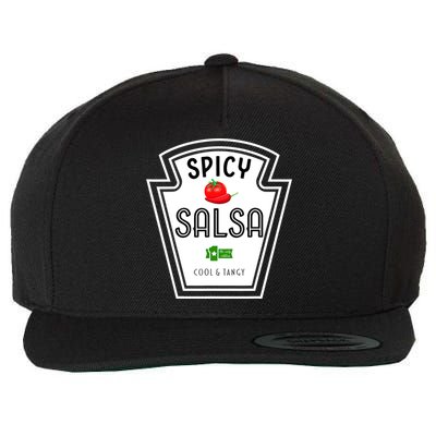 Funny Group Condiment Team Halloween Costume Spicy Salsa Wool Snapback Cap