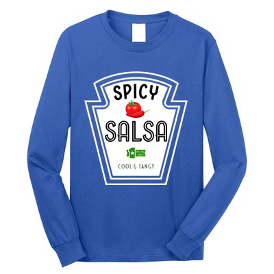 Funny Group Condiment Team Halloween Costume Spicy Salsa Long Sleeve Shirt