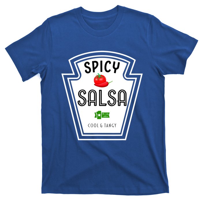 Funny Group Condiment Team Halloween Costume Spicy Salsa T-Shirt