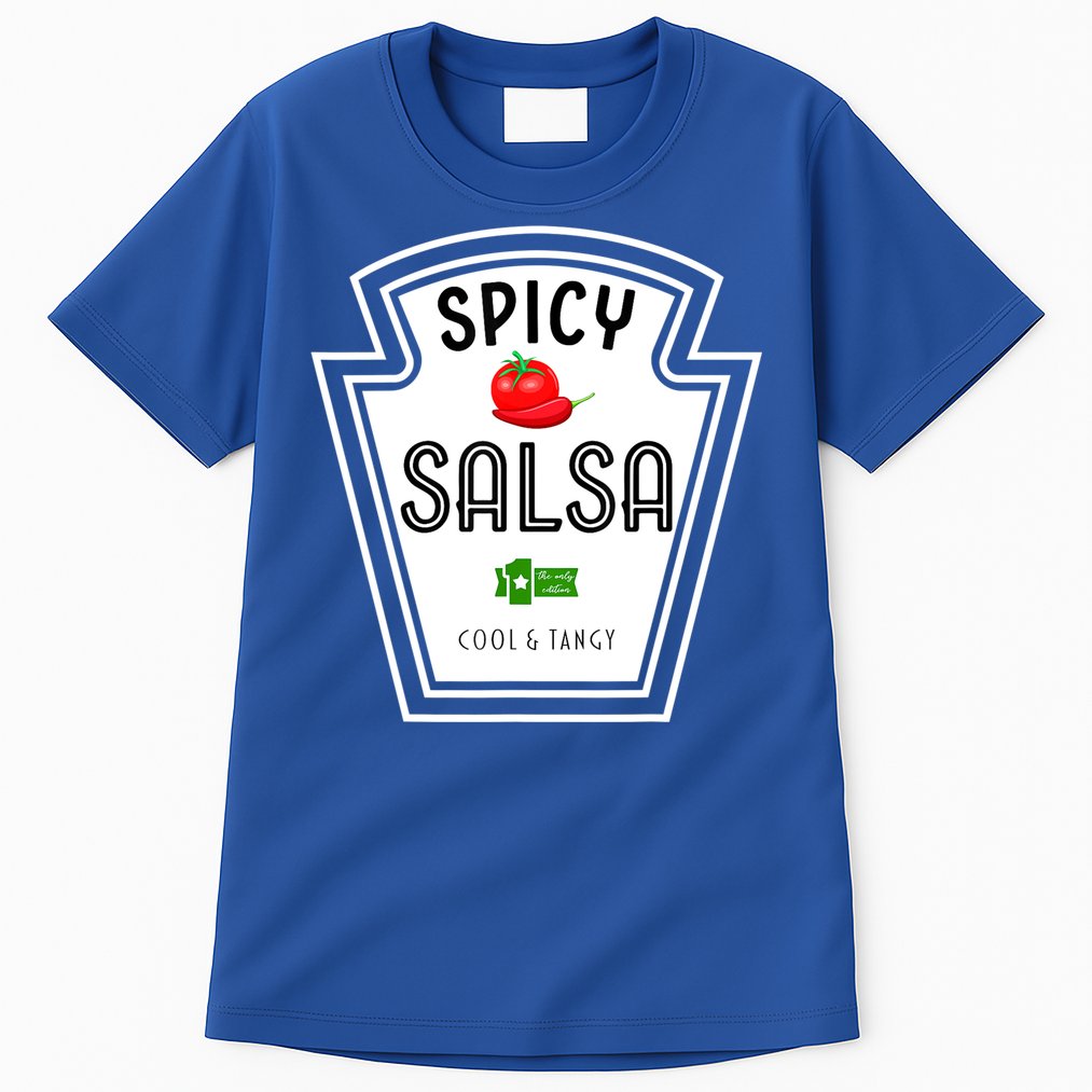 Funny Group Condiment Team Halloween Costume Spicy Salsa Tall T-Shirt