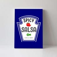 Funny Group Condiment Team Halloween Costume Spicy Salsa Canvas