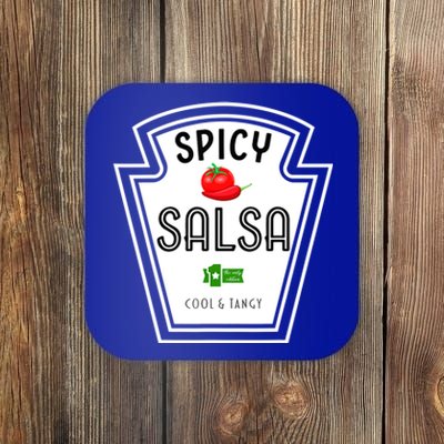 Funny Group Condiment Team Halloween Costume Spicy Salsa Coaster