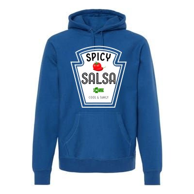 Funny Group Condiment Team Halloween Costume Spicy Salsa Premium Hoodie