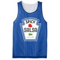 Funny Group Condiment Team Halloween Costume Spicy Salsa Mesh Reversible Basketball Jersey Tank