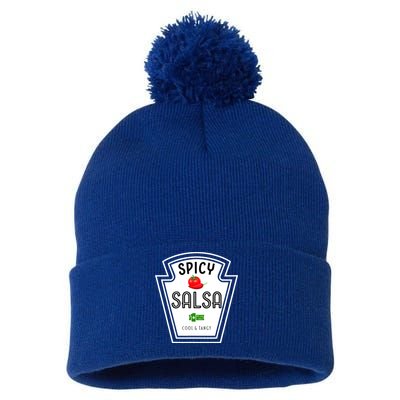 Funny Group Condiment Team Halloween Costume Spicy Salsa Pom Pom 12in Knit Beanie