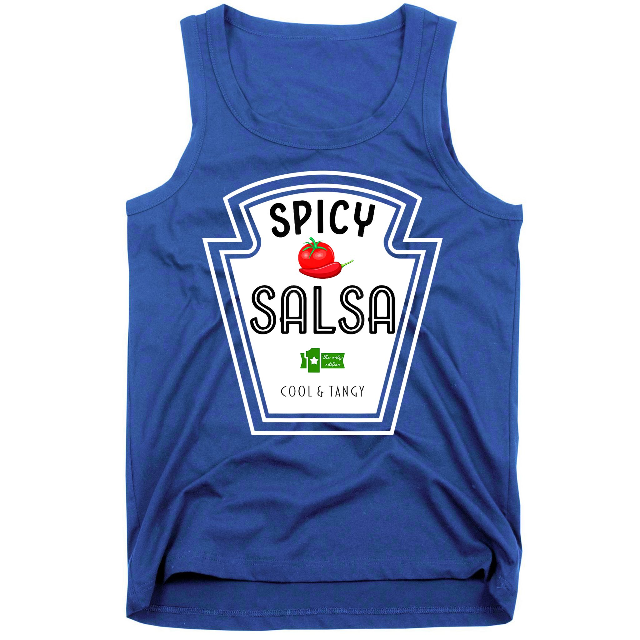 Funny Group Condiment Team Halloween Costume Spicy Salsa Tank Top