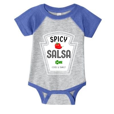 Funny Group Condiment Team Halloween Costume Spicy Salsa Infant Baby Jersey Bodysuit