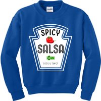 Funny Group Condiment Team Halloween Costume Spicy Salsa Kids Sweatshirt