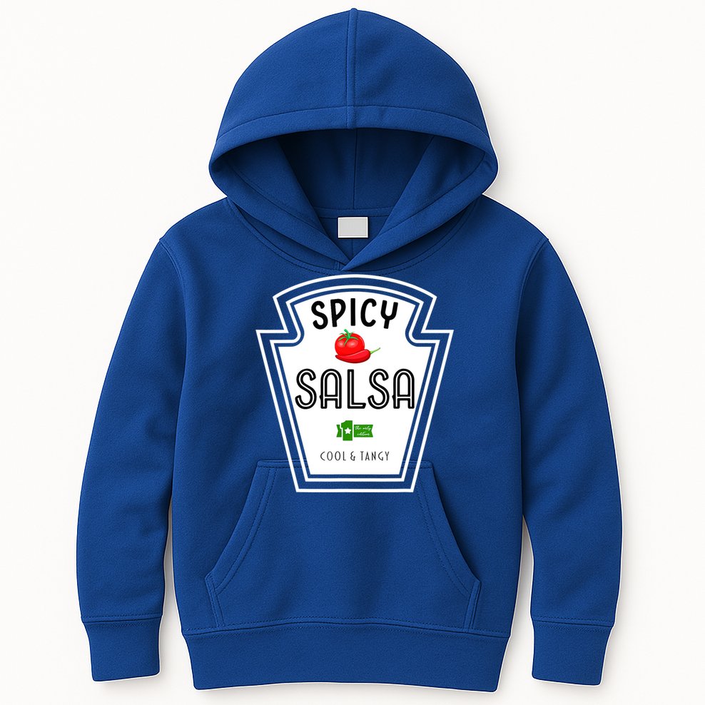 Funny Group Condiment Team Halloween Costume Spicy Salsa Kids Hoodie