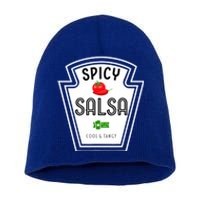 Funny Group Condiment Team Halloween Costume Spicy Salsa Short Acrylic Beanie