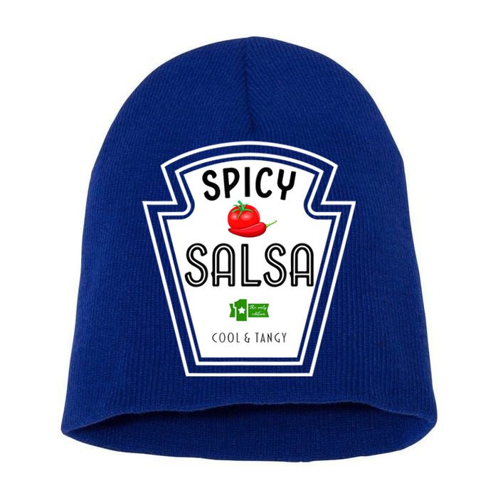 Funny Group Condiment Team Halloween Costume Spicy Salsa Short Acrylic Beanie