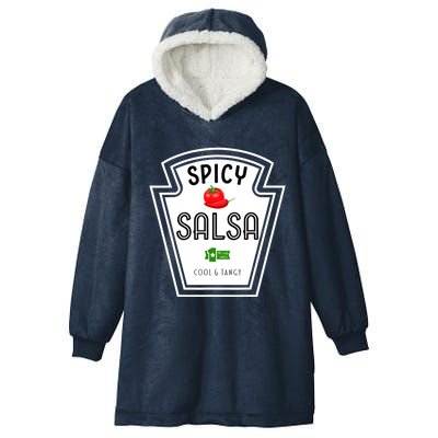 Funny Group Condiment Team Halloween Costume Spicy Salsa Hooded Wearable Blanket