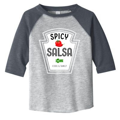 Funny Group Condiment Team Halloween Costume Spicy Salsa Toddler Fine Jersey T-Shirt