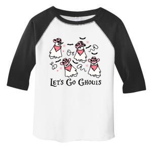 Funny Ghost Cow Lets Go Ghouls Western Country Halloween Gift Toddler Fine Jersey T-Shirt