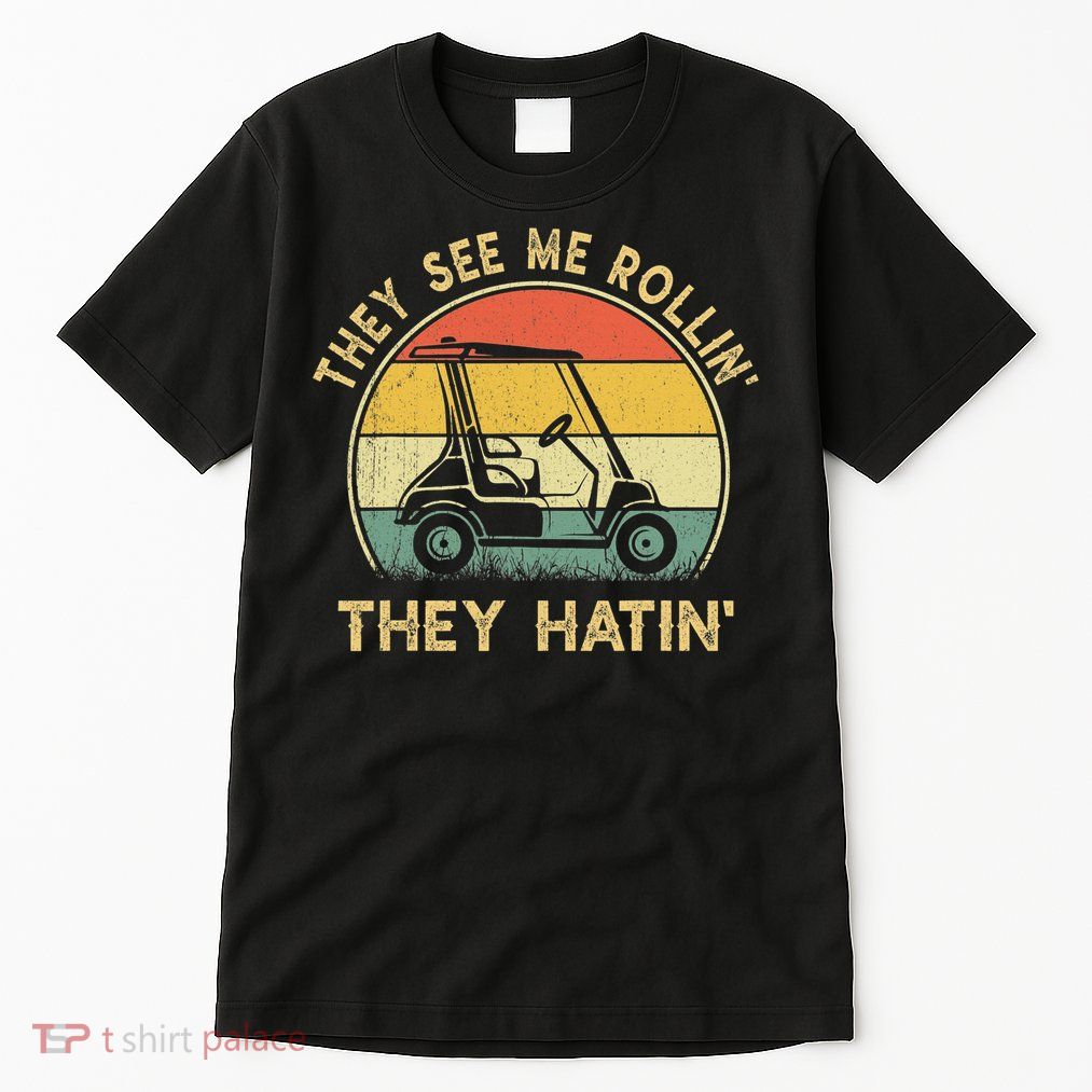 Funny Golf Cart It's a Villages Thing Golf Car Humor Tall T-Shirt