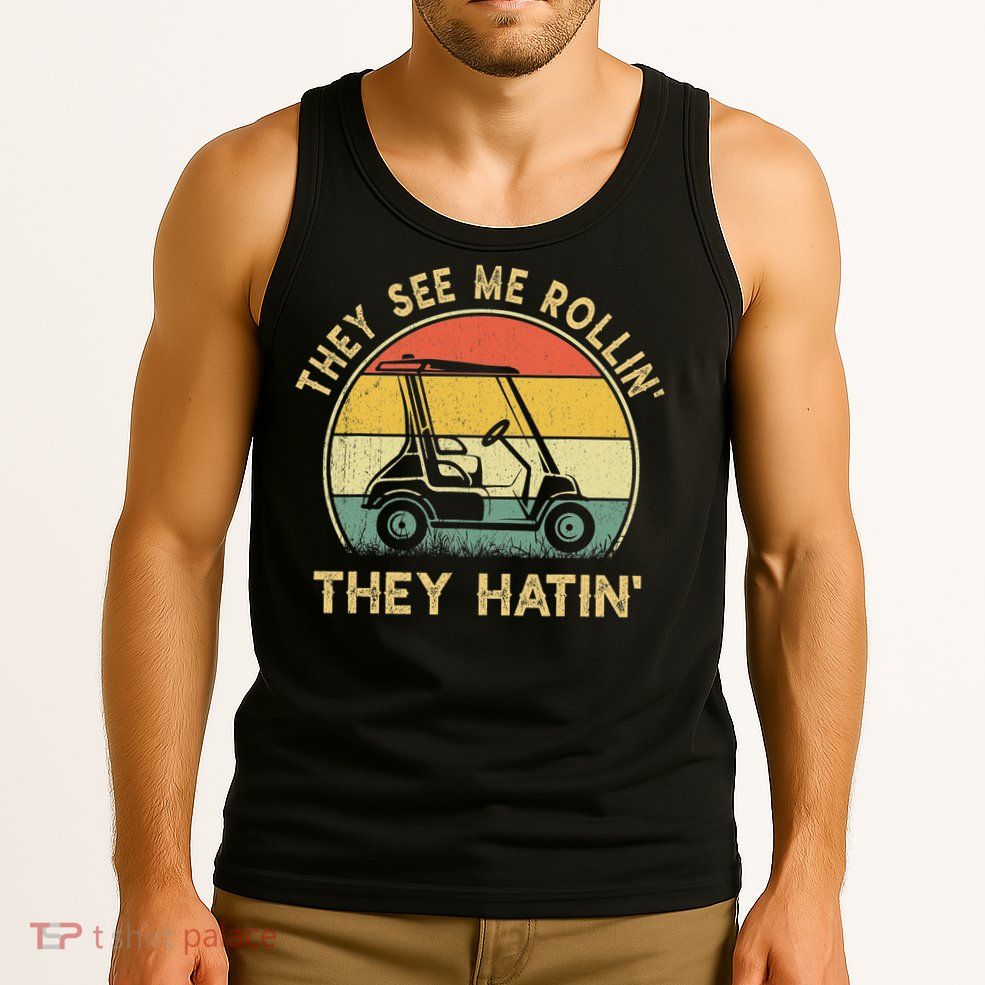 Funny Golf Cart It's a Villages Thing Golf Car Humor Tank Top